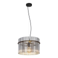 Globo - Hanglamp aan een koord 1xE27/60W/230V diameter 40 cm zwart