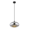 Globo - Hanglamp aan een koord 1xE27/60W/230V glanzend chroom