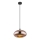 Globo - Hanglamp aan een koord 1xE27/60W/230V koper