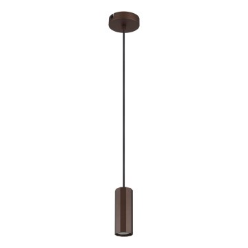 Globo - Hanglamp aan een koord 1xGU10/25W/230V bruin