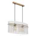Globo - Hanglamp aan een koord 2xE27/60W/230V goud