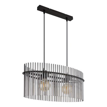 Globo - Hanglamp aan een koord 2xE27/60W/230V zwart