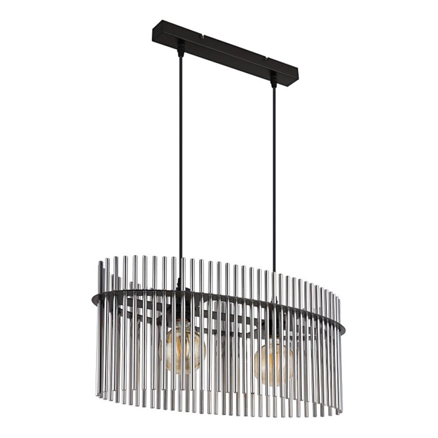 Globo - Hanglamp aan een koord 2xE27/60W/230V zwart