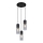 Globo - Hanglamp aan een koord 3xE27/25W/230V diameter 30 cm zwart