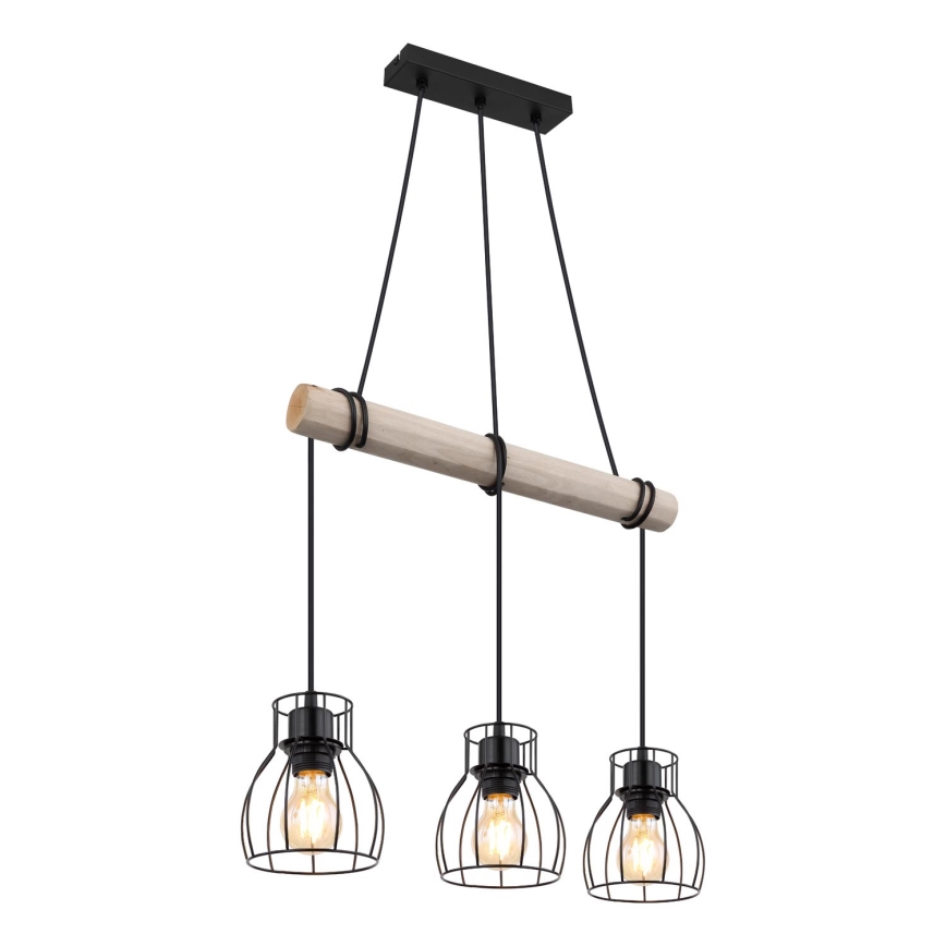 Globo - Hanglamp aan een koord 3xE27/40W/230V