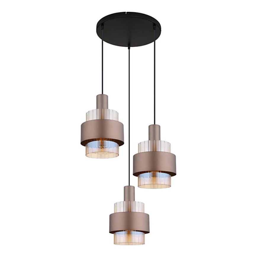 Globo - Hanglamp aan een koord 3xE27/60W/230V diameter 45 cm