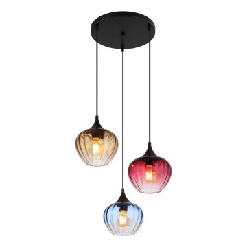 Globo - Hanglamp aan een koord 3xE27/60W/230V