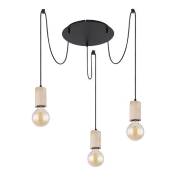 Globo - Hanglamp aan een koord 3xE27/60W/230V spin