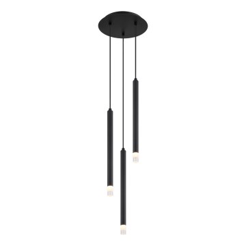 Globo - Hanglamp aan een koord 3xG9/4W/230V diameter 24 cm zwart