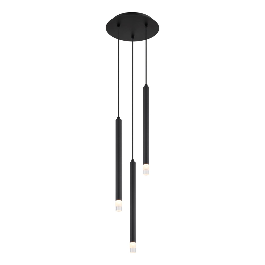 Globo - Hanglamp aan een koord 3xG9/4W/230V diameter 24 cm zwart