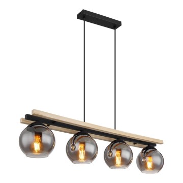 Globo - Hanglamp aan een koord 4xE27/25W/230V