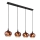 Globo - Hanglamp aan een koord 4xE27/40W/230V koper