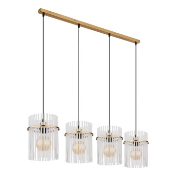 Globo - Hanglamp aan een koord 4xE27/60W/230V goud