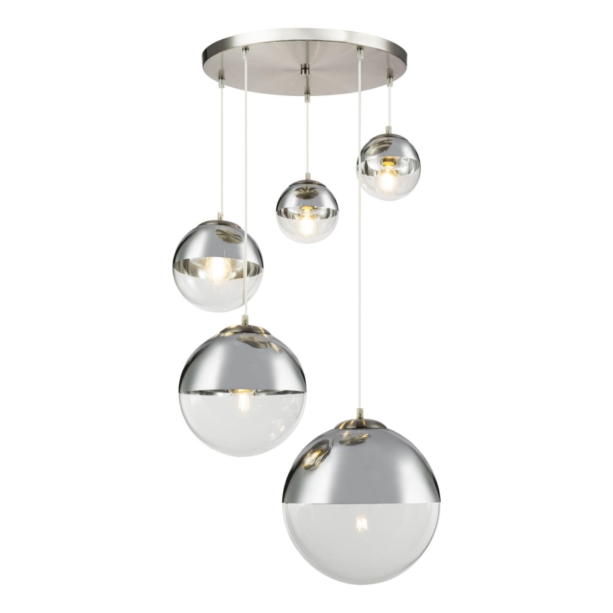 Globo - Hanglamp aan een koord 5xE27/60W/230V diameter 65 cm