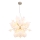 Globo - Hanglamp aan een koord 6xE14/25W/230V diameter 55 cm wit