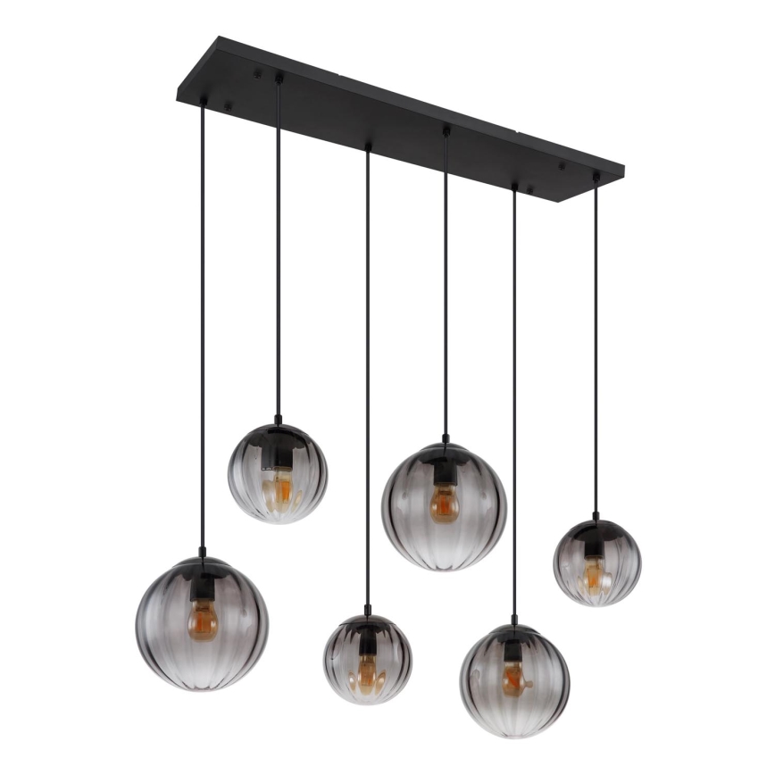 Globo - Hanglamp aan een koord 6xE27/60W/230V