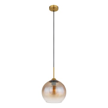 Globo - Hanglamp aan kabel 1xE27/60W/230V messing