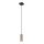 Globo - Hanglamp aan kabel 1xGU10/35W/230V zwart/messing