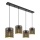 Globo - Hanglamp aan kabel 4xE27/60W/230V goud/zwart