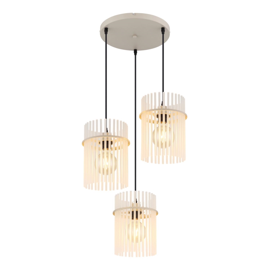 Globo - Hanglamp aan snoer 3xE27/60W/230V