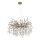 Globo - Hanglamp met kabel 10xE14/40W/230V goudkleurig
