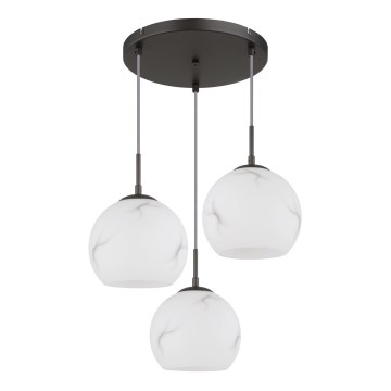 Globo - Hanglamp met kabel 3xE27/60W/230V Ø 42,5 cm