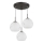 Globo - Hanglamp met kabel 3xE27/60W/230V Ø 42,5 cm