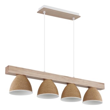 Globo - Hanglamp met kabel 4xE14/40W/230V