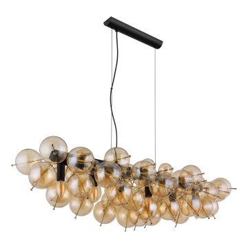 Globo - Hanglamp met kabel 6xE14/25W/230V goudkleurig