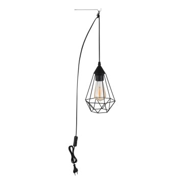Globo - Hanglamp met stekker 1xE27/60W/230V