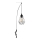 Globo - Hanglamp met stekker 1xE27/60W/230V