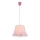 Globo - Kinder hanglamp aan een koord 1xE27/60W/230V roze