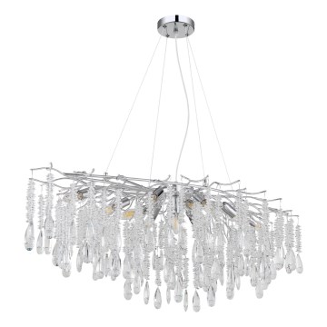 Globo - Kroonluchter met kabel, 12x E14/40W/230V