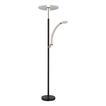 Globo - Lampadaire dimmable LED/40W/230V + LED/5,5W 2700/4000/6000K noir