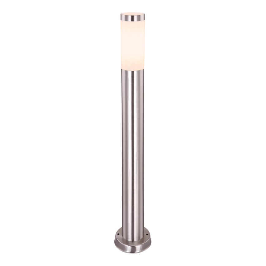 Globo - Lampadaire extérieur 1xE27/23W/230V IP44 80 cm chrome brillant