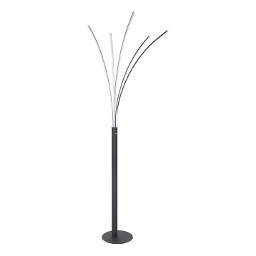 Globo - Lampadaire tactile à intensité variable LED/36W/230V chrome brillant