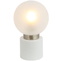 Globo - Lampe de table 1xE14/25W/230V blanc