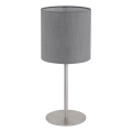 Globo - Lampe de table 1xE27/40W/230V grise