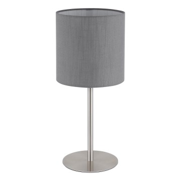 Globo - Lampe de table 1xE27/40W/230V grise