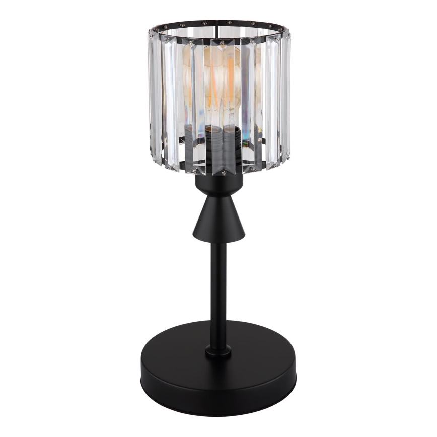 Globo - Lampe de table 1xE27/60W/230V d. 15 cm noir