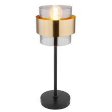 Globo - Lampe de table 1xE27/60W/230V noire/laiton