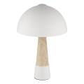 Globo - Lampe de table 1xE27ILLU/40W/230V crème