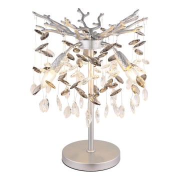 Globo - Lampe de table 3xE14/40W/230V argentée