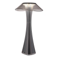 Globo - Lampe de table à intensité variable rechargeable LED/2,5W/3,7V 1200mAh 2700K/4500K/6500K noir