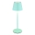 Globo - Lampe de table d'extérieur LED tactile, rechargeable et dimmable 3 en 1, 3W/5V, 3000/4000/5000K, IP54, batterie 1800 mAh, vert menthe