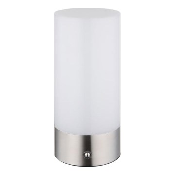 Globo - Lampe de table d'extérieur RGBW à intensité variable LED/1,8W/5V 1500 mAh IP44 chromé mat