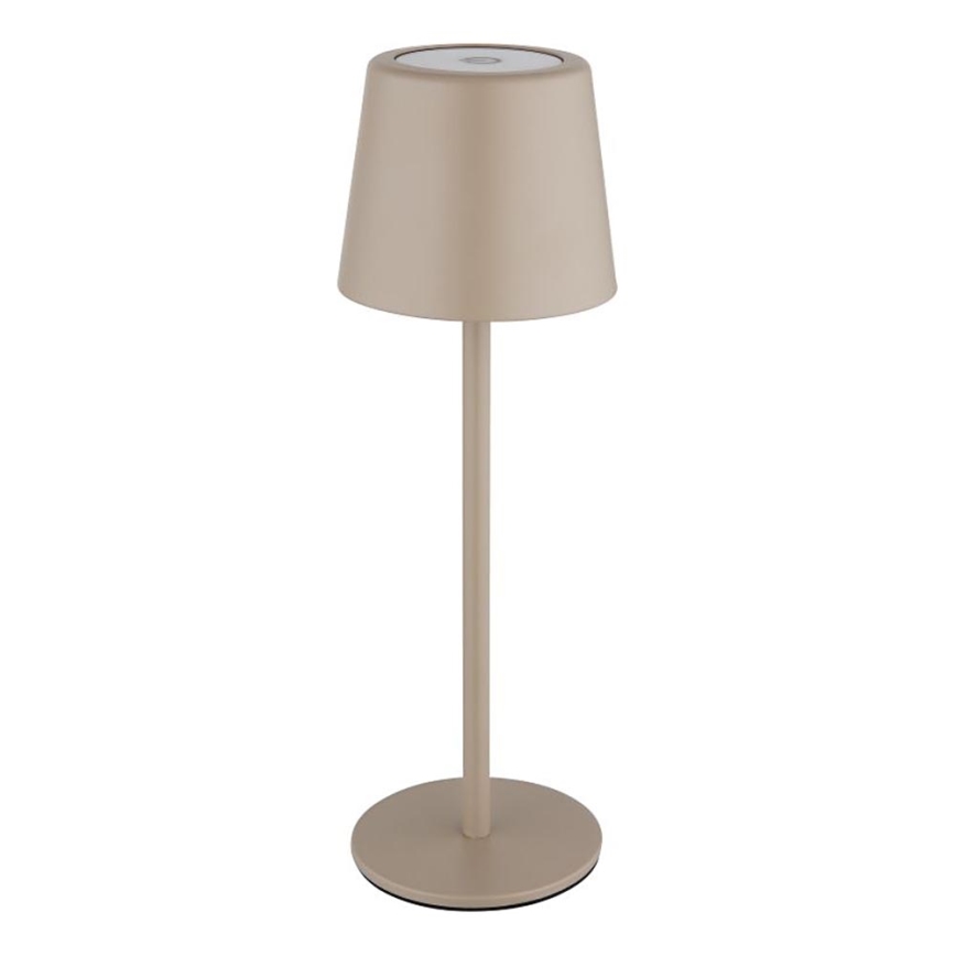 Globo - Lampe de table extérieure tactile LED dimmable LED/2W/5V 3000/4000/6000K 2200 mAh IP44 crème