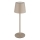 Globo - Lampe de table extérieure tactile LED dimmable LED/2W/5V 3000/4000/6000K 2200 mAh IP44 crème
