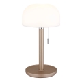 Globo - Lampe de table rechargeable LED/1,5W/3,7V 3000/4200/6000K 1800mAh marron
