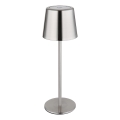 Globo - Lampe de table rechargeable tactile à intensité variable LED/2W/3,7V 3000/4000/6000K 2200 mAh chrome brillant